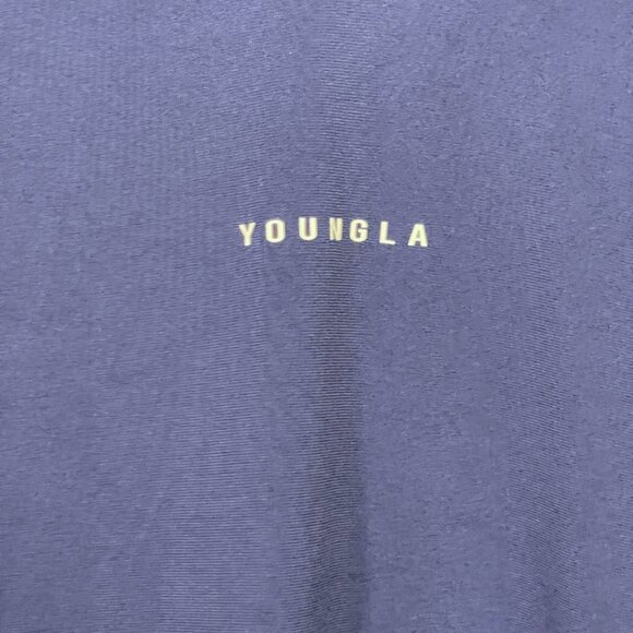 YoungLA 823 Mens Size L GEN COMPRESSION Long Sleeve Tee Athletic Gym Training - Picture 4 of 10